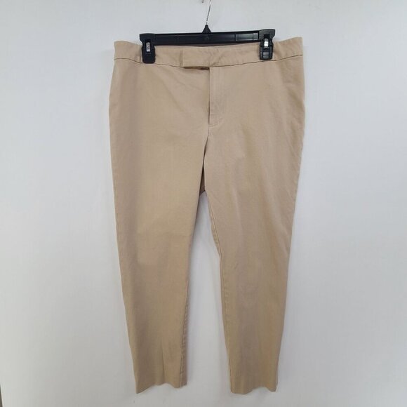 Lauren Ralph Lauren Women's Casual Pants Tan Size 2 - Picture 1 of 8